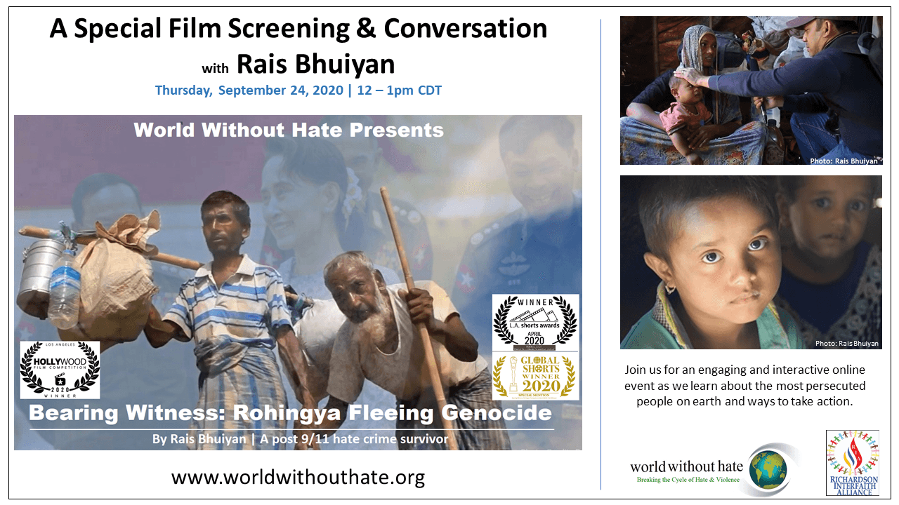Rohingya Film Screening Sep 24 - Richardson Interfaith Alliance 3